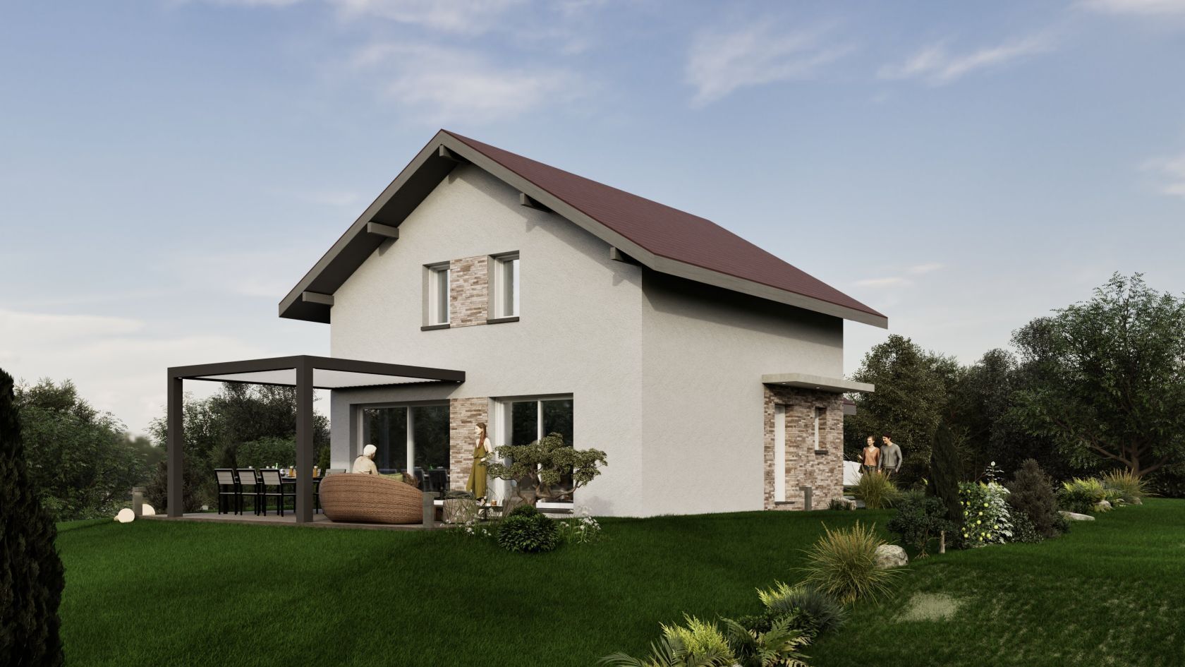 Projet de construction d'une maison 109 m² avec terrain à ANDILLY (74)