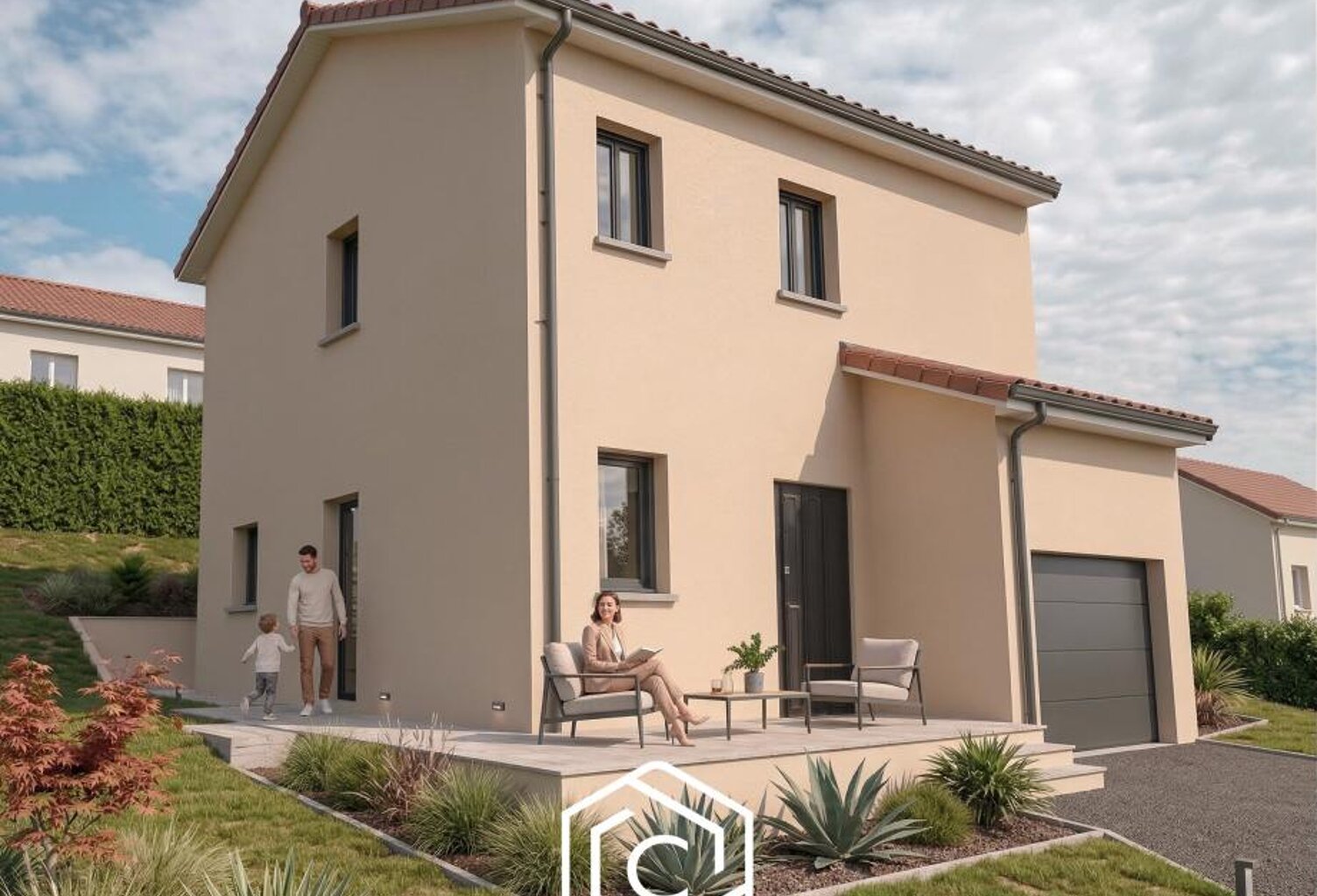 Projet d'une maison individuelle de 85m2 avec terrain à LA RIVIÈRE (38) — photo 1