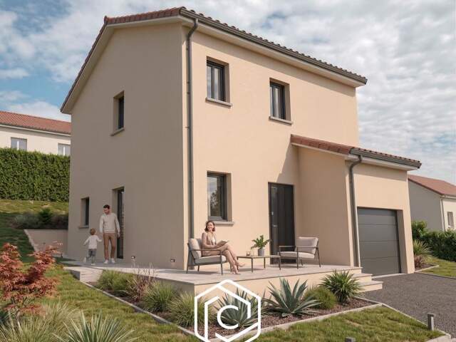 Projet d'une maison individuelle de 85m2 avec terrain à LA RIVIÈRE (38) — photo du bien