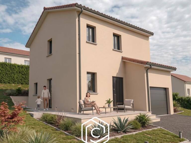 Projet d'une maison individuelle de 85m2 avec terrain à LA RIVIÈRE (38) — photo 1