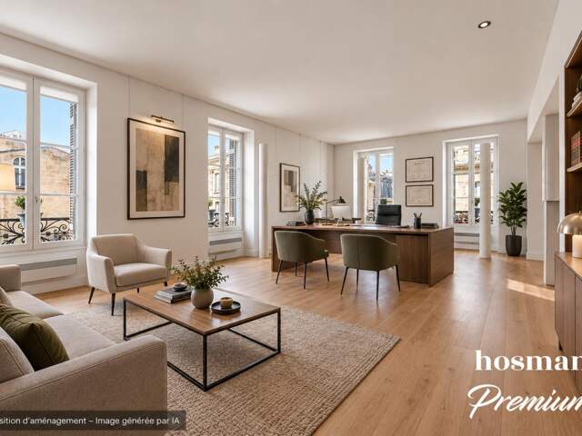 Appartement 3 pièces traversant et lumineux - Étage élevé avec ascenseur - Triangle d'Or, Bordeaux — photo du bien