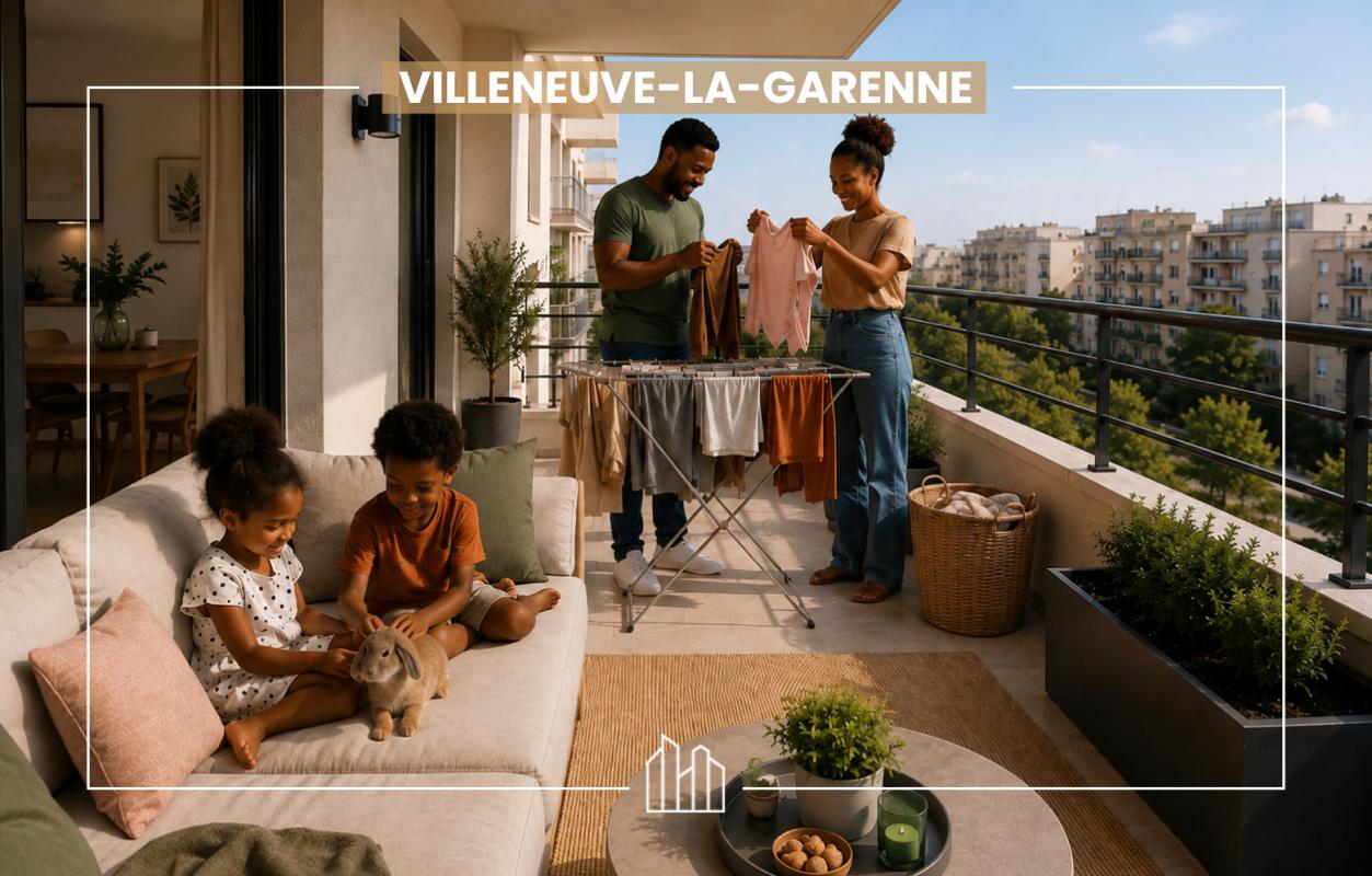 Appartement  T4 à vendre Villeneuve-la-Garenne 92390