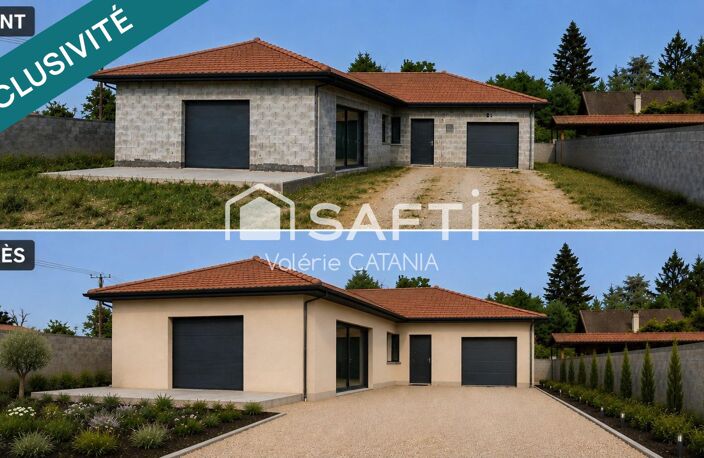 Saint-Etienne de st Geoirs, Maison contemporaine de plain-pied  125 m²  Terrain 675 m² — photo 2