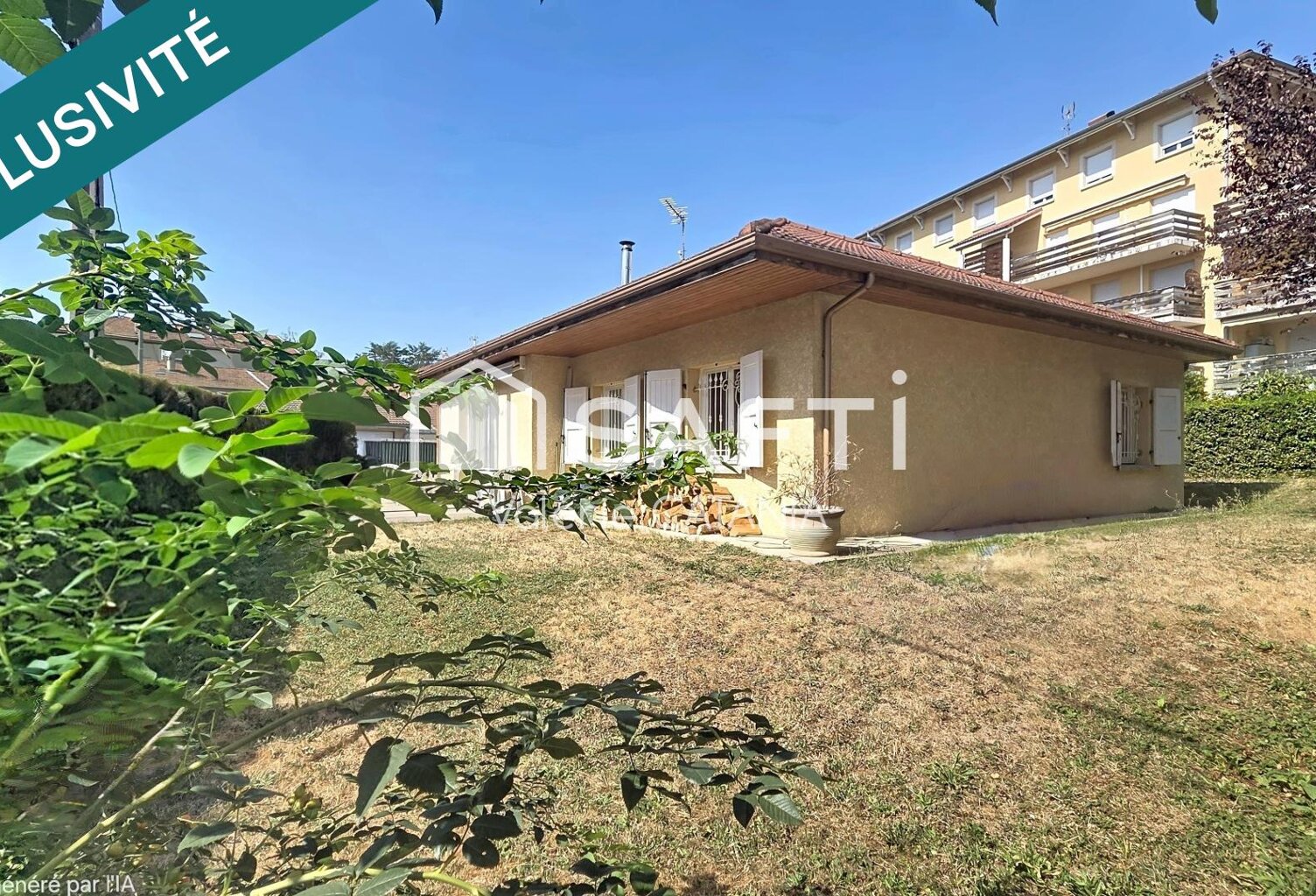 Moirans - Maison de plain-pied de 99m²  3 chambres  Garage  Jardin clos — photo 1