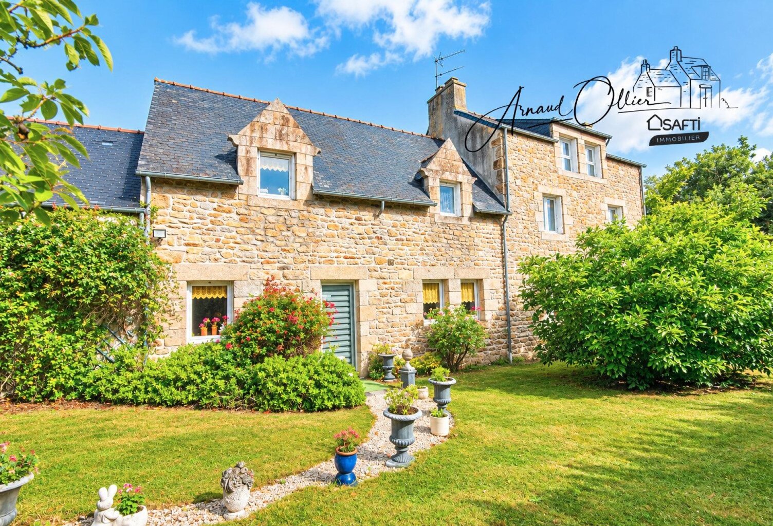 Saint-Méen  Une maison de caractère qui a une histoire à raconter — photo 1