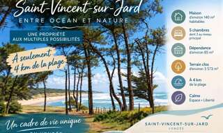 Maison 7 Pièces 140 m² à vendre à Saint-Vincent-sur-Jard (85520)