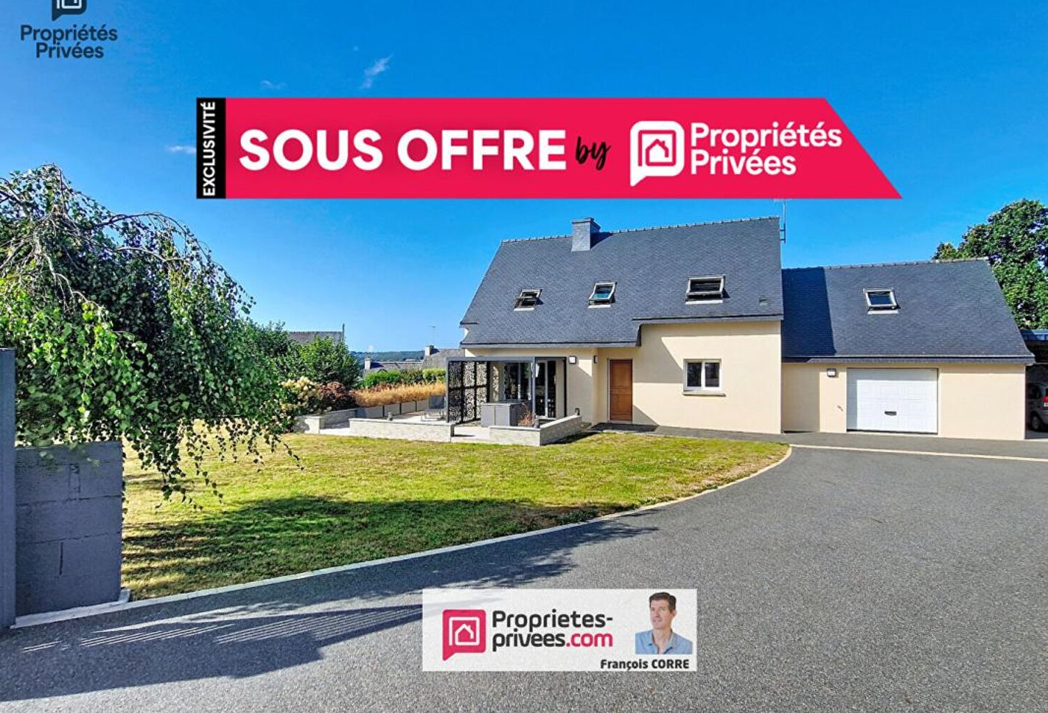 Contemporaine de qualité avec vie de plain-pied proche Morlaix — photo 1