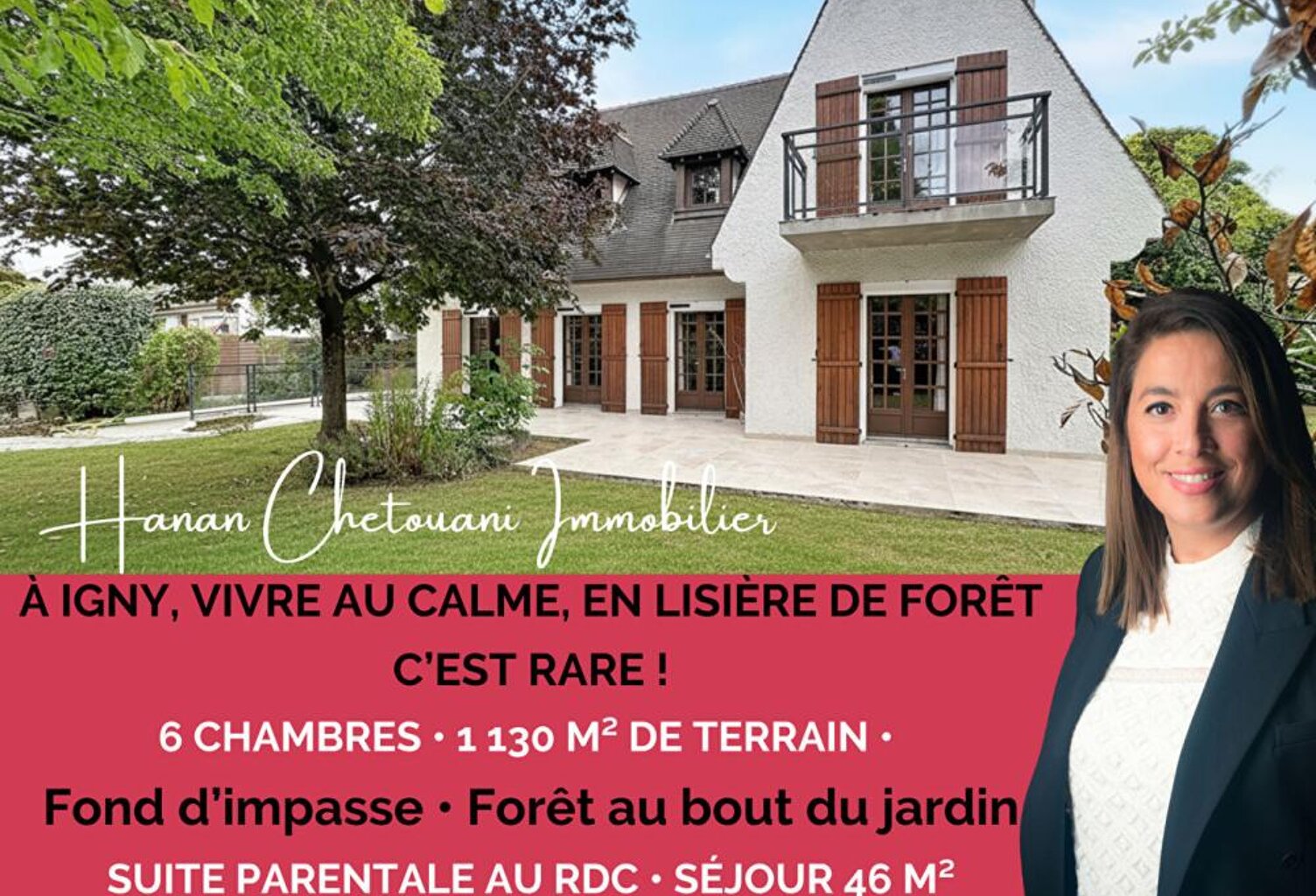DOMAINE DE LA VALLÉE DE LA BIÈVRE  MAISON FAMILIALE EN LISIÈRE DE FORÊT, AU CALME ABSOLU — photo 1