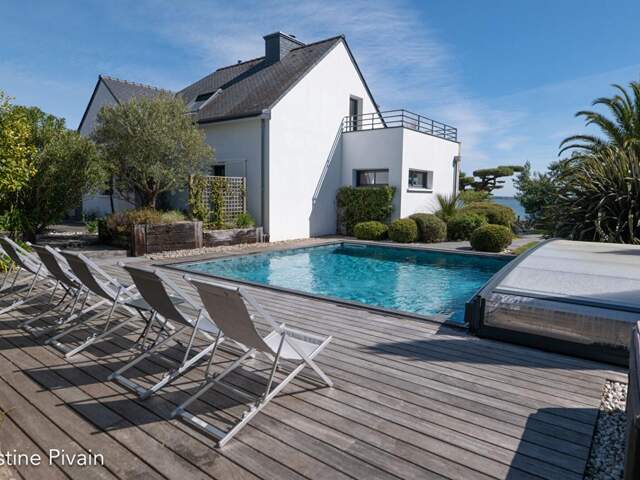 Belle propriété contemporaine vue golfe — photo du bien