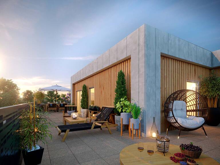PEPITE! TERRASSE SUD-EST DE 25M² DANS SECTEUR ULTRA PRISE - VUE DEGAGEE - PREMIUM — photo 1