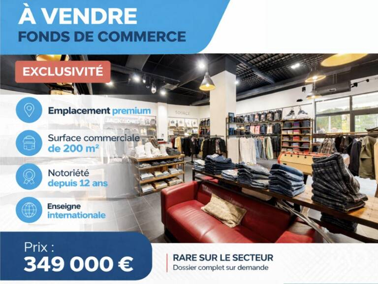 Vente Boutique/Local commercial 200 m&sup2; — photo 1