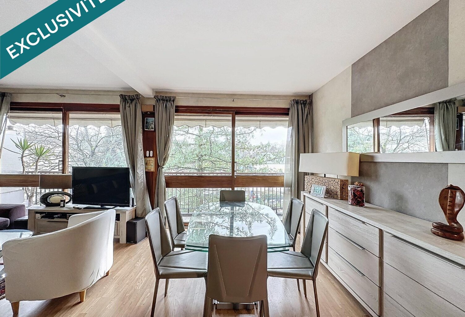 Résidence Élysée 2, piscine privée, 4 pièces traversant avec balcon - environnement calme et verdoyant — photo 1