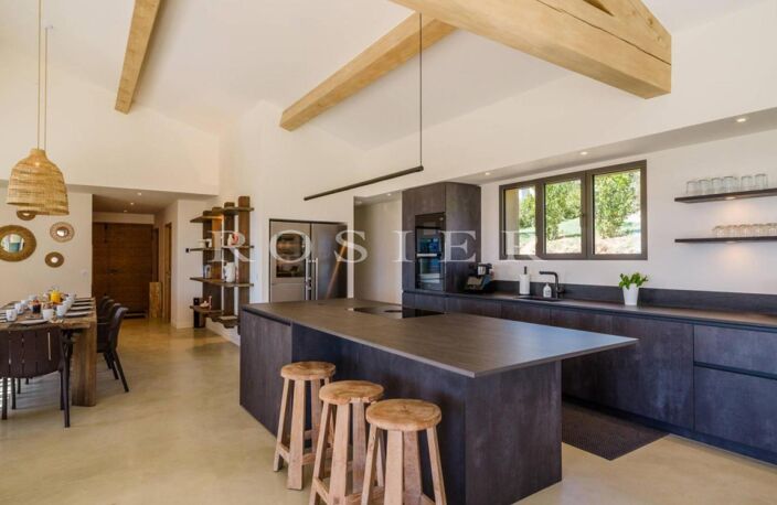 Spectaculaire villa contemporaine en pierres avec piscine, en po — photo 5
