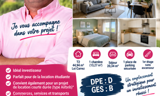 Appartement 2 Pièces 45 m² à vendre à Plaisance-du-Touch (31830)