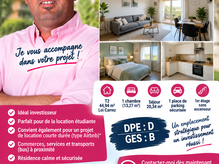 Vente Appartement 2 pièces — photo 1