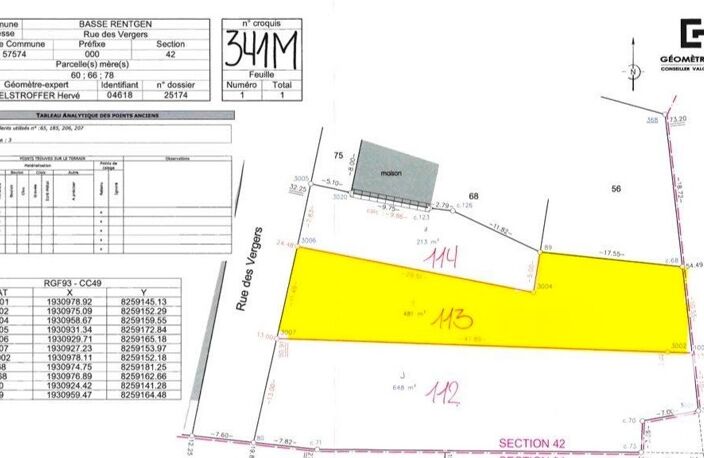Vente Terrain 481 m&sup2; — photo 2