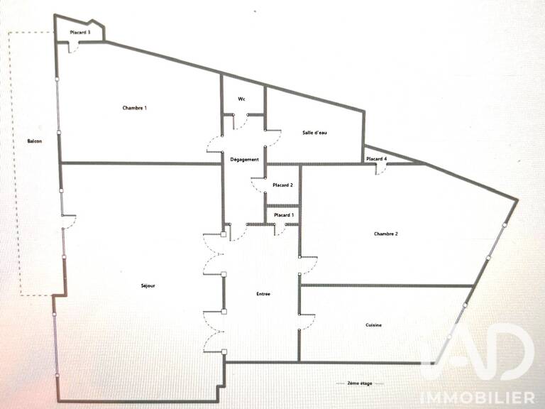 Vente Appartement 3 pièces — photo 1