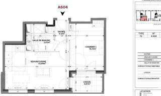 Appartement 2 Pièces 45 m² à vendre à Bagneux (92220)