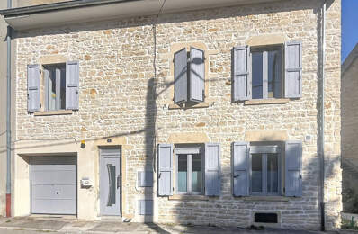 Maison de ville en pierre rénovée avec jardin arboré et piscine — photo du bien