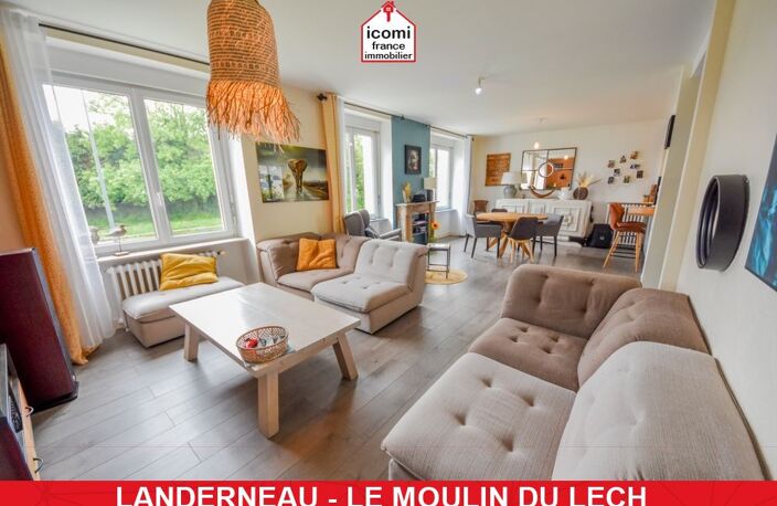 FINISTERE - Landerneau (29800) - A VENDRE - MAISON INDIVIDUELLE T7 152M² - 6 CHAMBRES - GARAGE - IDEALE POUR UNE FAMILLE SUR TERRAIN CLOS DE 560M² — photo 3