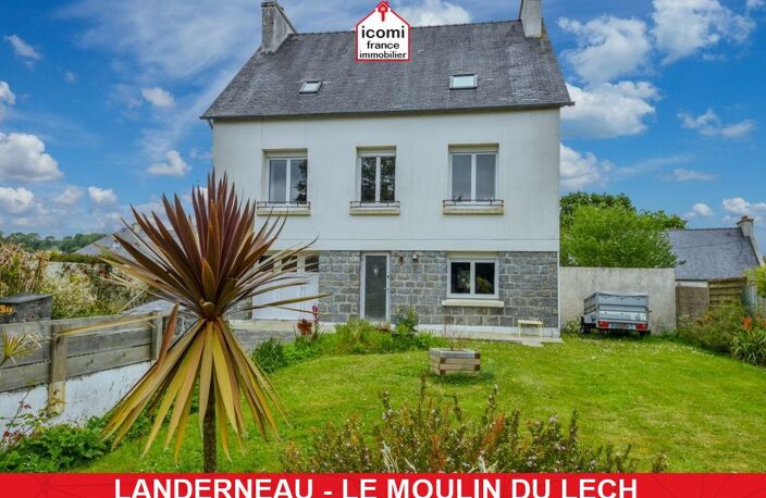 FINISTERE - Landerneau (29800) - A VENDRE - MAISON INDIVIDUELLE T7 152M² - 6 CHAMBRES - GARAGE - IDEALE POUR UNE FAMILLE SUR TERRAIN CLOS DE 560M² — photo 4