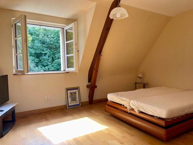 Très belle demeure en pierre, composée de deux habitations avec dépendance, garage et puits ,  parc  et bois — photo du bien