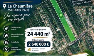 Terrain  24440 m² à vendre à Matoury (97351)