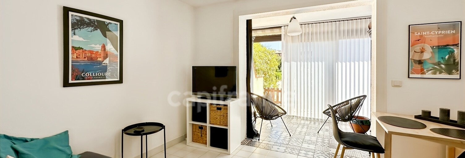 Appartement 2 Pièces 32 m² à vendre à Saint-Cyprien (66750)