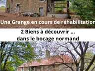 Bâtisse du XVIᵉ siècle à réhabiliter & Grange en cours de travaux – Ensemble foncier de 11 133 m² – Saint-Vigor-des-Monts (50420) — photo 3