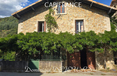 Ardèche - Vallée de l'Eyrieux - St Sauveur de Montagut - Maison en pierres de 138m² habitables - 4 chambres - Garage 54m² — photo du bien