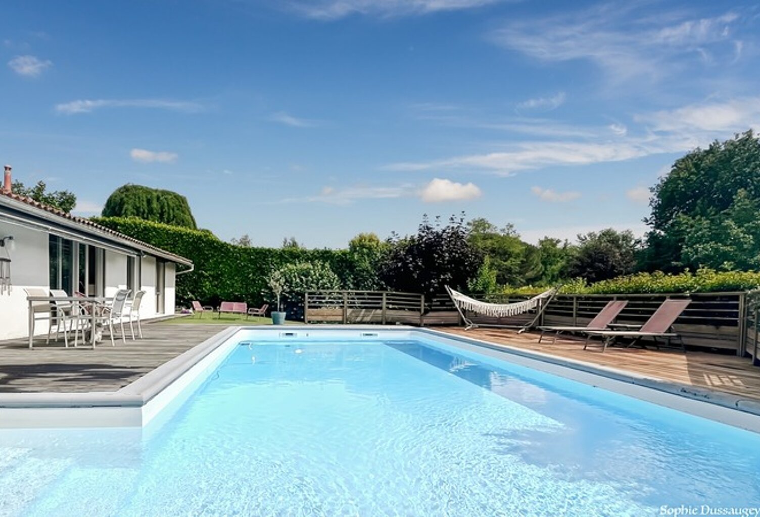 Yvrac, Maison d'architecte, 5 pièces, piscine, au calme, vue sur le parc (33) — photo 1