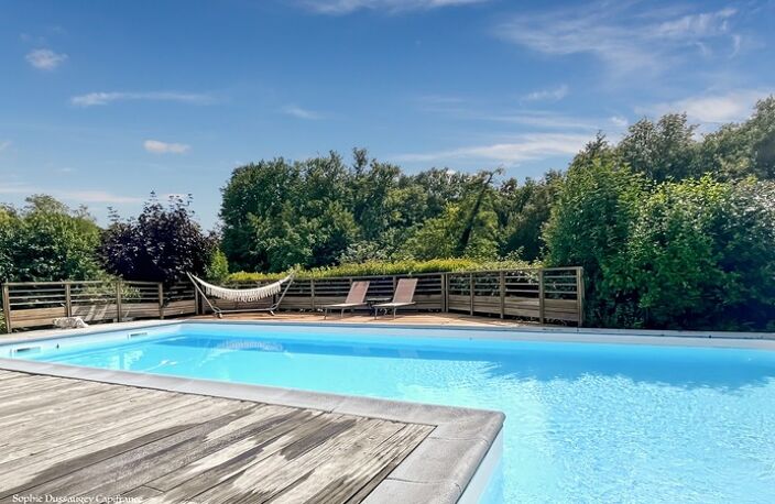Yvrac, Maison d'architecte, 5 pièces, piscine, au calme, vue sur le parc (33) — photo 2