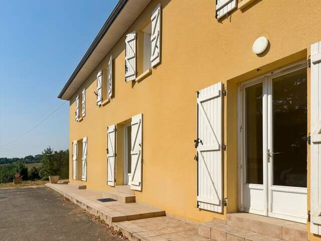 Maison en pierre à vendre 5 pièces MONTESQUIOU (32) - 147 m² habitables avec atelier 150 m2 - Terrain 2870 m2 — photo du bien