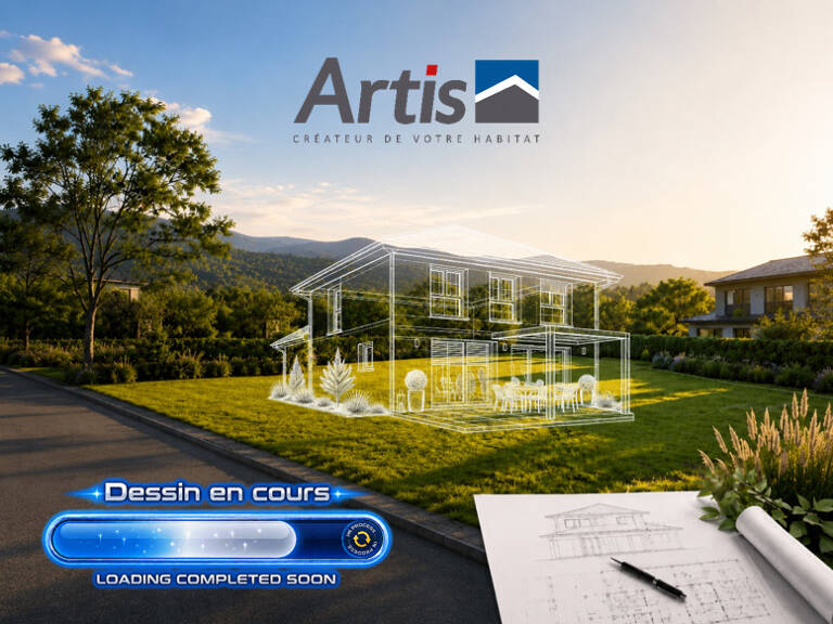 CROZET Secteur Avouzon - Terrain 355 m² + Maison ARTIS 98 m² — photo 1