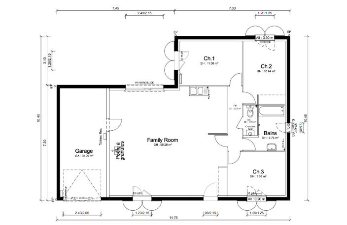 Vente maison 4 pièces 90 m² Dolomieu (38110) — photo 5