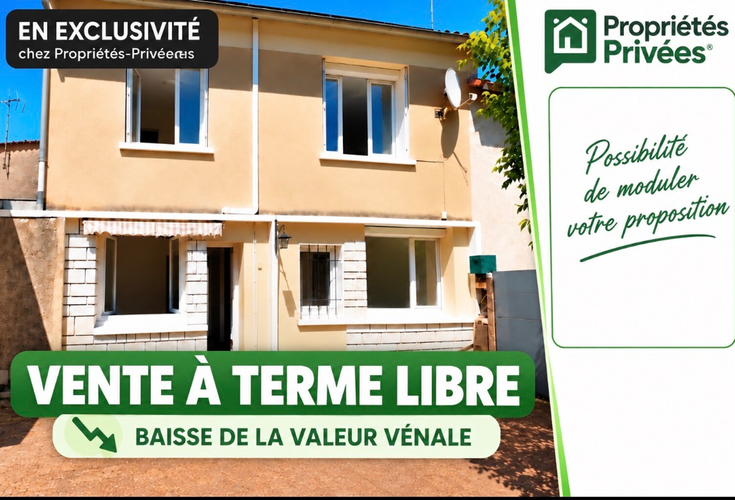 EXCLUSIVITE VENTE A TERME LIBRE Maison se situant à  Vervant 5 pièce(s) — photo 1