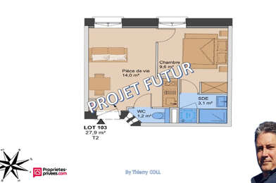 Appartement 1 pièces 178270 €