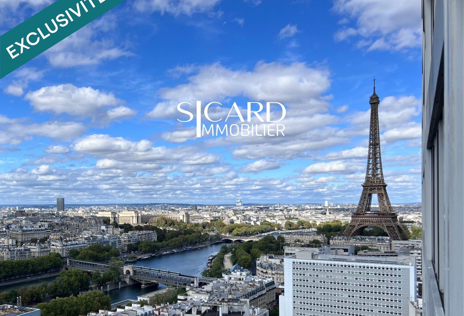 28e étage - Vue Seine, aperçu Tour Eiffel — photo 1