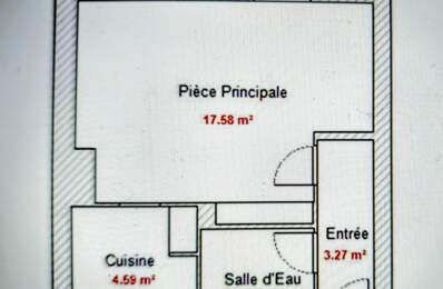 Grand T1 bis de 29 M2 avec Balcon - avec TRAVAUX — photo du bien