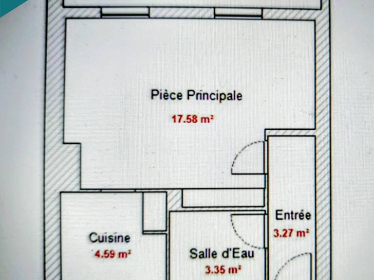 Grand T1 bis de 29 M2 avec Balcon - avec TRAVAUX — photo 1