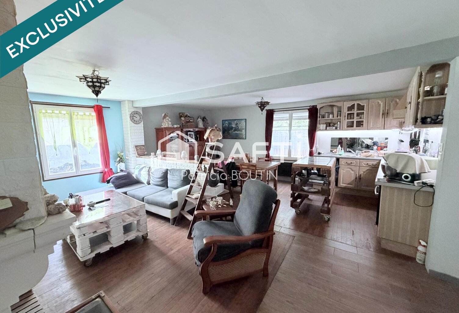 MAISON DE VILLAGE 3 CHAMBRES + BUREAU ET GARAGE A CHAMPDENIERS — photo 1