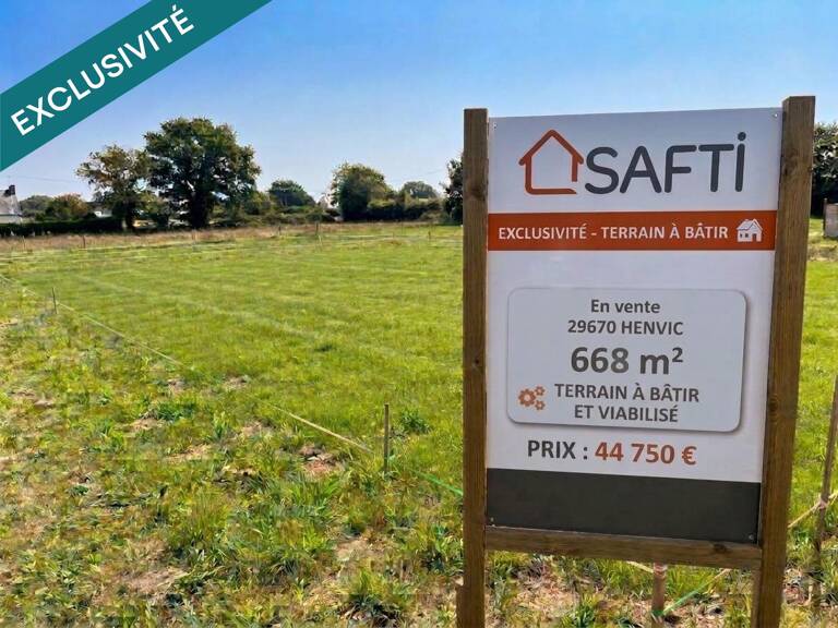 HENVIC  TERRAIN À BÂTIR 668 M² VIABILISÉ ! — photo 1