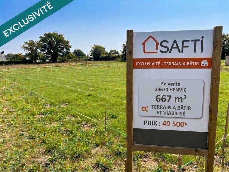 HENVIC  TERRAIN À BÂTIR 667 M² VIABILISÉ ! — photo 1
