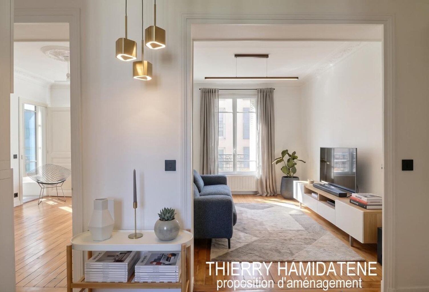 COLONIE !! A 5MN à pied de la gare du centre ville appartement bourgeois de style parisien 3 pieces 2 chambres 54m2 proche tous commerces et écoles — photo 1