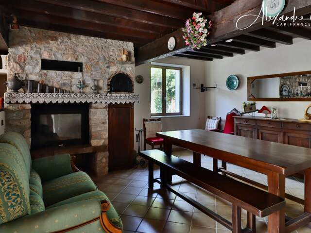 Hameau des Bastouls — Arfons (81) — Maison en pierre 82 m², 3 chambres, insert — Montagne Noire — photo du bien