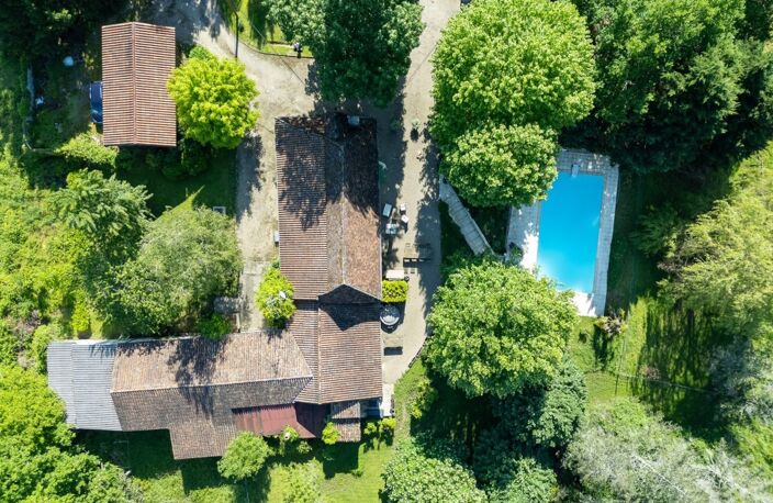 Dpt Dordogne (24), à vendre BERGERAC propriété P7 - terrain de 87000 m2 — photo 2