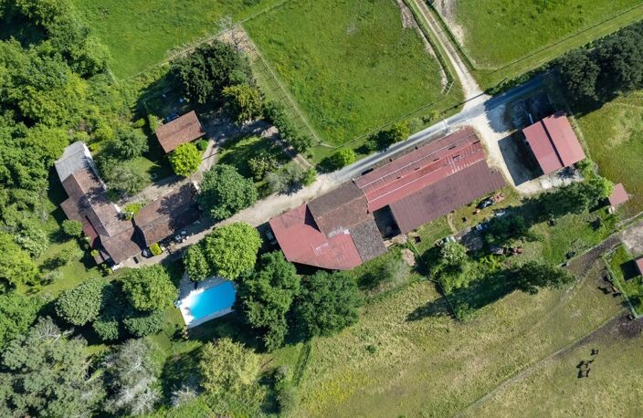 Dpt Dordogne (24), à vendre BERGERAC propriété P7 - terrain de 87000 m2 — photo 3