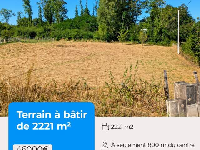 Terrain à vendre de 2 221 m² BLETTERANS (39) — photo du bien
