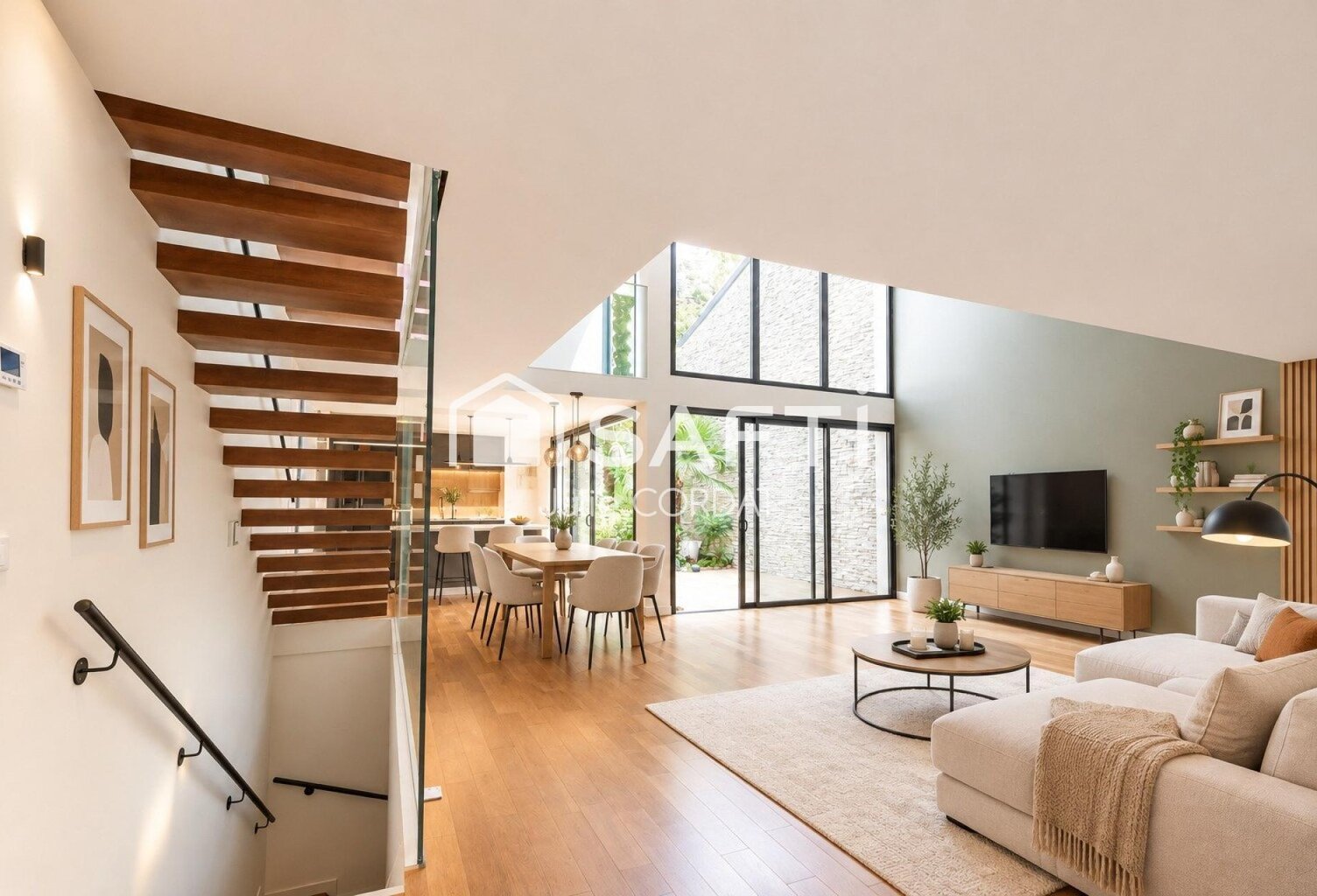 Maison type loft familial d'exception avec patio et 4 parkings — photo 1