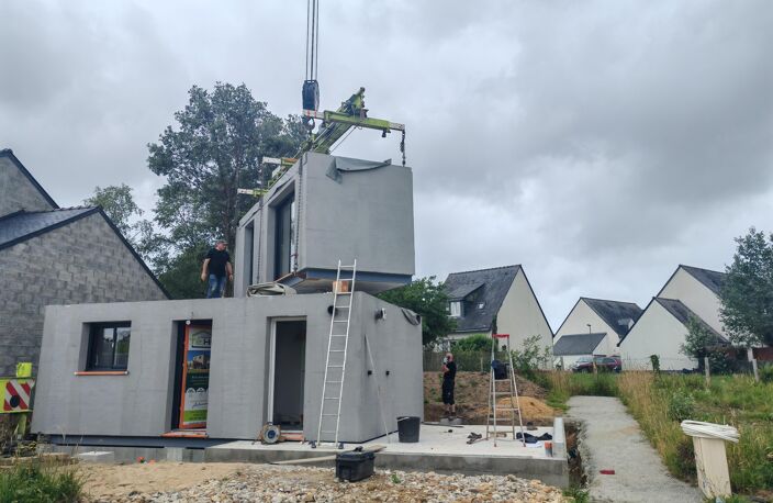 PROJET A BATIR MAISON MODULAIRE À OSSATURE BOIS – PLUMELEC — photo 4